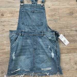 Overall denim skirt size 8